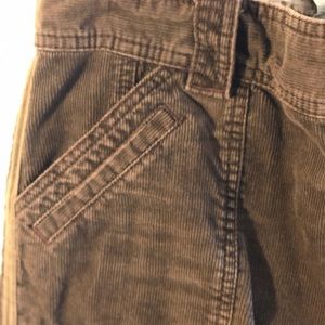 Anthropologie hei hei brown corduroy pants size 6